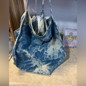 Wild Fable Blue Denim Large Tote Bag
